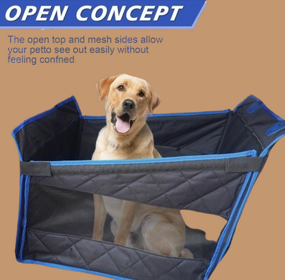 Large Dog Car Seat, Waterproof Fabric With Breathable Mesh !