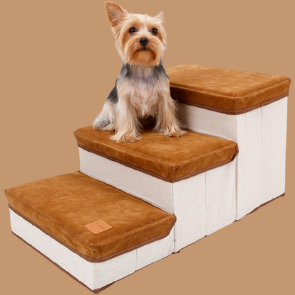 Foldable Storage Pet Dog Stairs !