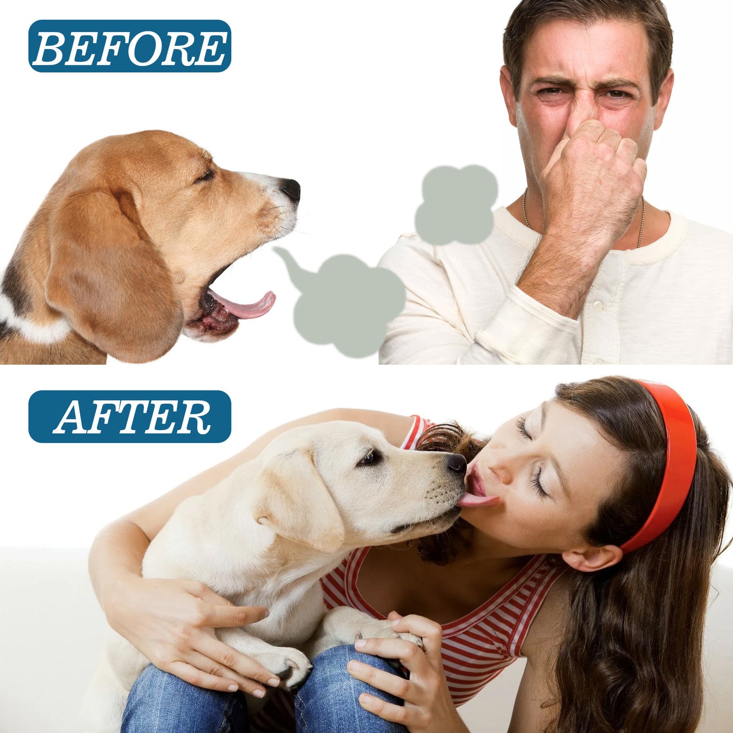 Pet Oral Cleaning Spray Remove Tartar And Bad Breath !