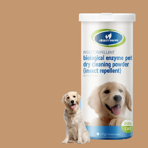 Dog dry cleaning powder !