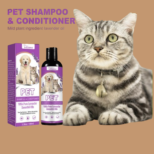 Shampoo Pet Bath Relieve Skin Itching Hair Soft Non-knotted !