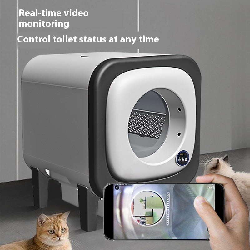 Space Splash-proof smart litter box