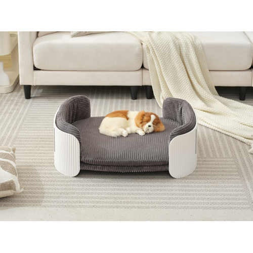 Scandinavian style cat or dog couch bed