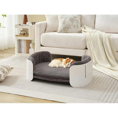 Scandinavian style cat or dog couch bed