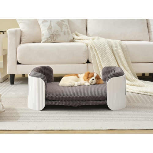 Scandinavian style cat or dog couch bed