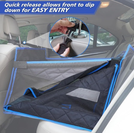 Large Dog Car Seat, Waterproof Fabric With Breathable Mesh !